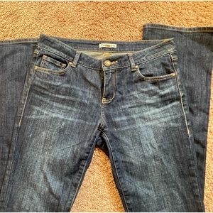 Cabi 967 Baby Boot Denim Jean Deep Sea Size 10L. Practically brand new!